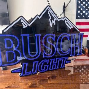 Busch Light LED sign!